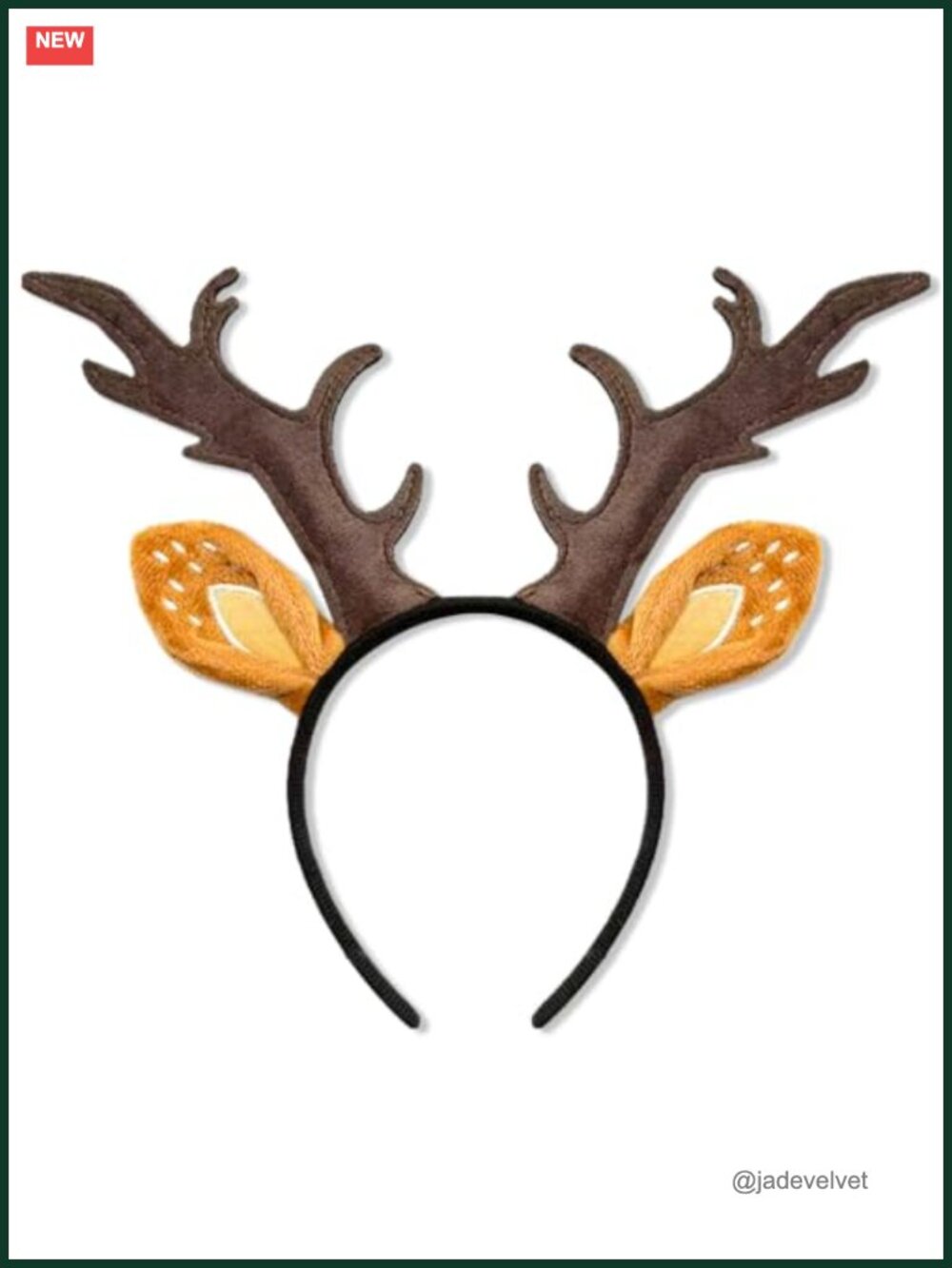 Deer Antler Headband Costume Headwear Animal Hair Accessory for Halloween